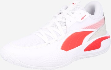 PUMA Athletic Shoes 'Court Rider Team' in White: front