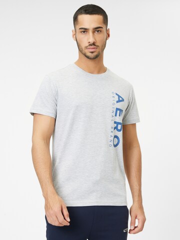 T-Shirt AÉROPOSTALE en gris : devant