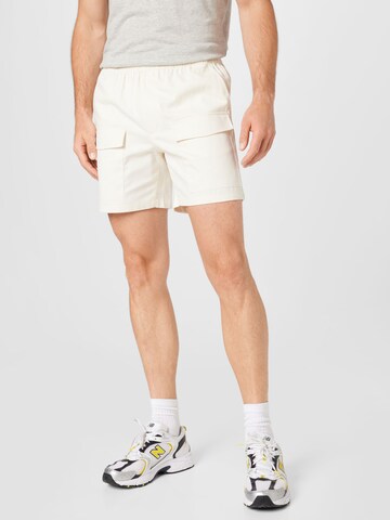 Regular Pantalon cargo BURTON MENSWEAR LONDON en beige : devant