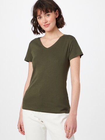 DeFacto Shirt in Groen: voorkant