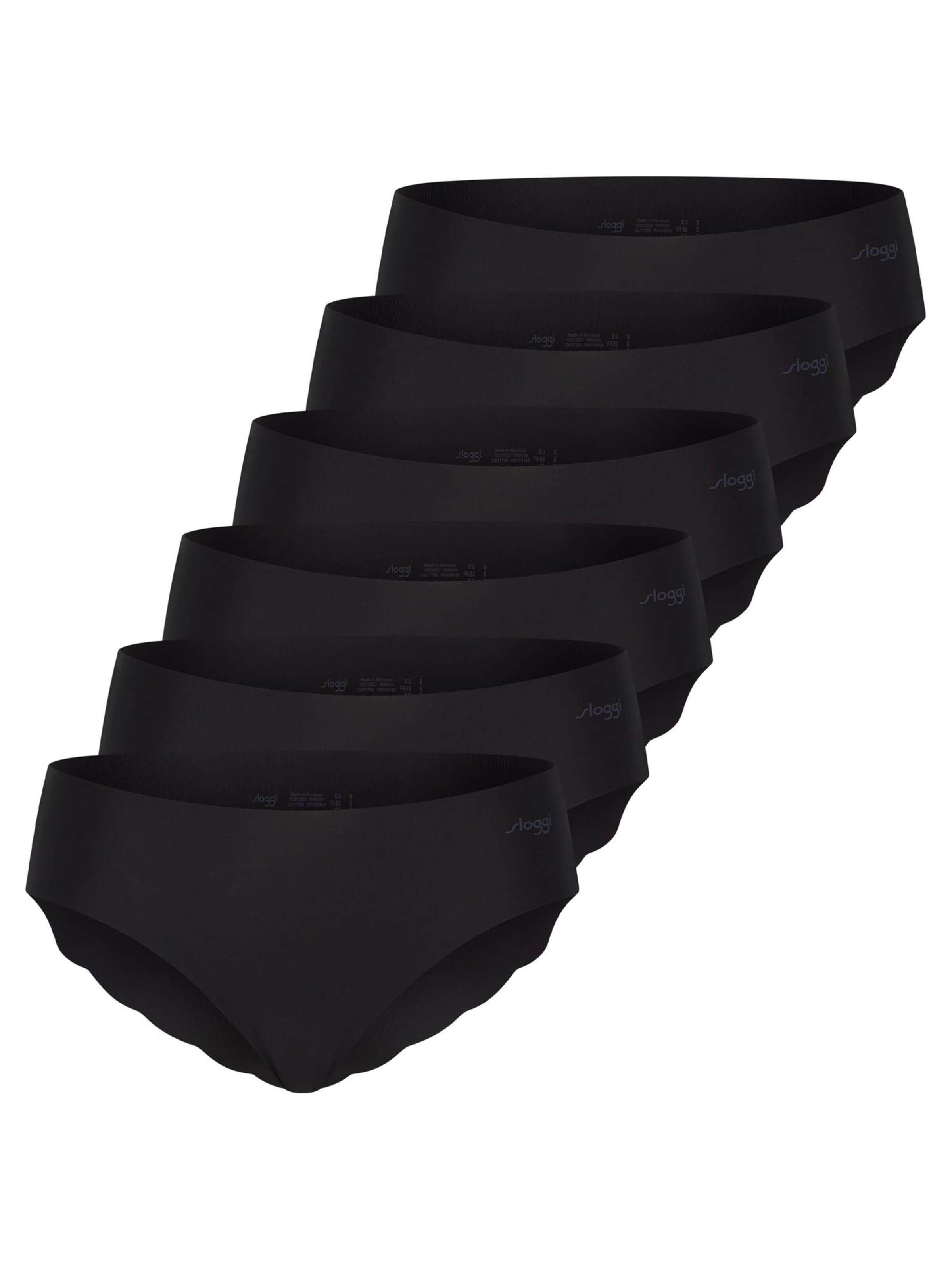 SLOGGI Panty 'ZERO Microfibre 2.0' in Black: front