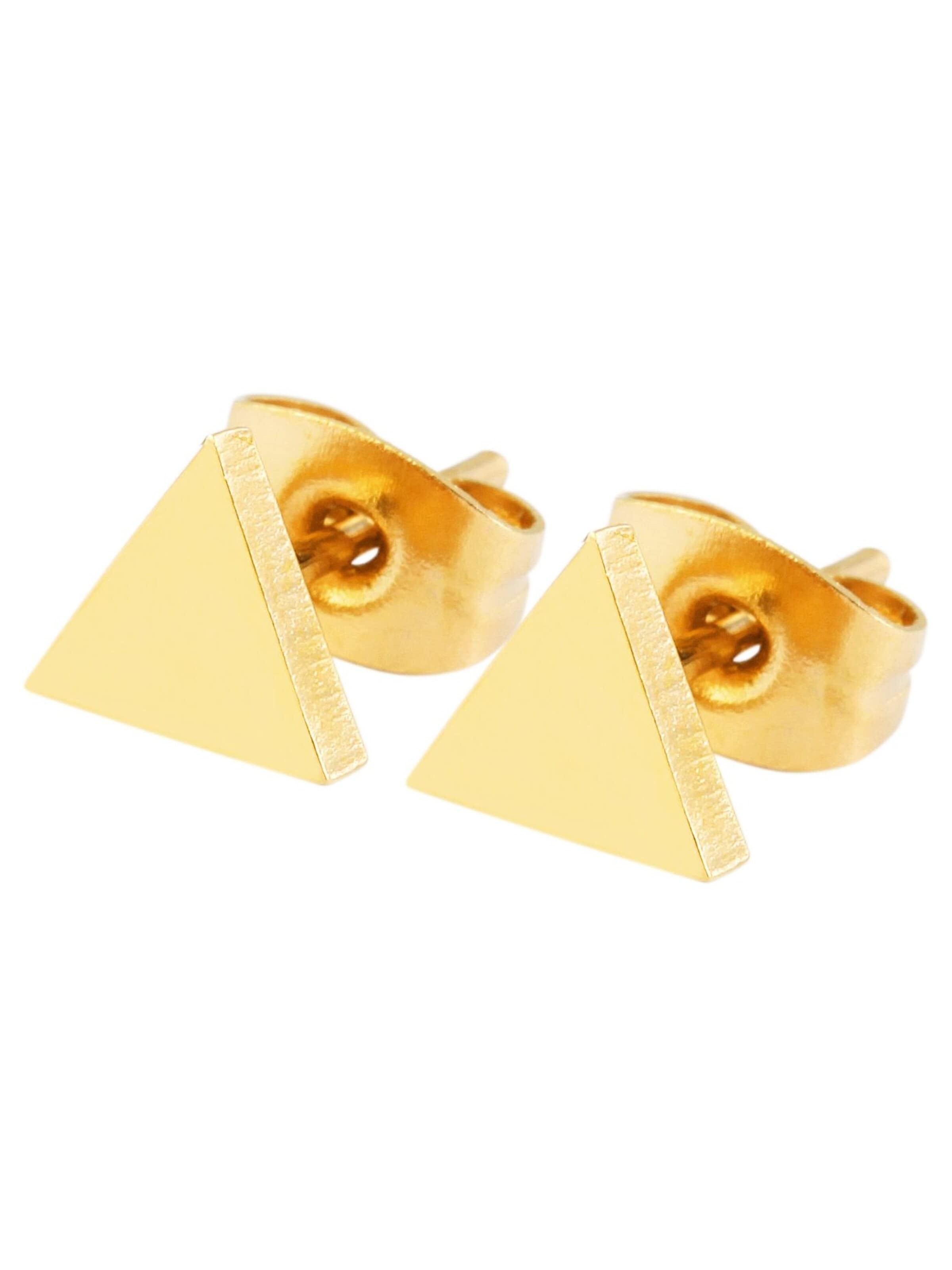Akzent Earrings 'Talvi, langlebig' in Gold: front