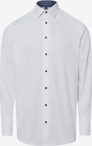 Coupe regular Chemise business Finshley & Harding en blanc : devant