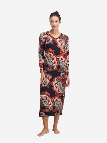 Goldenbay Nachthemd 'Echium' in Schwarz: Vorderseite