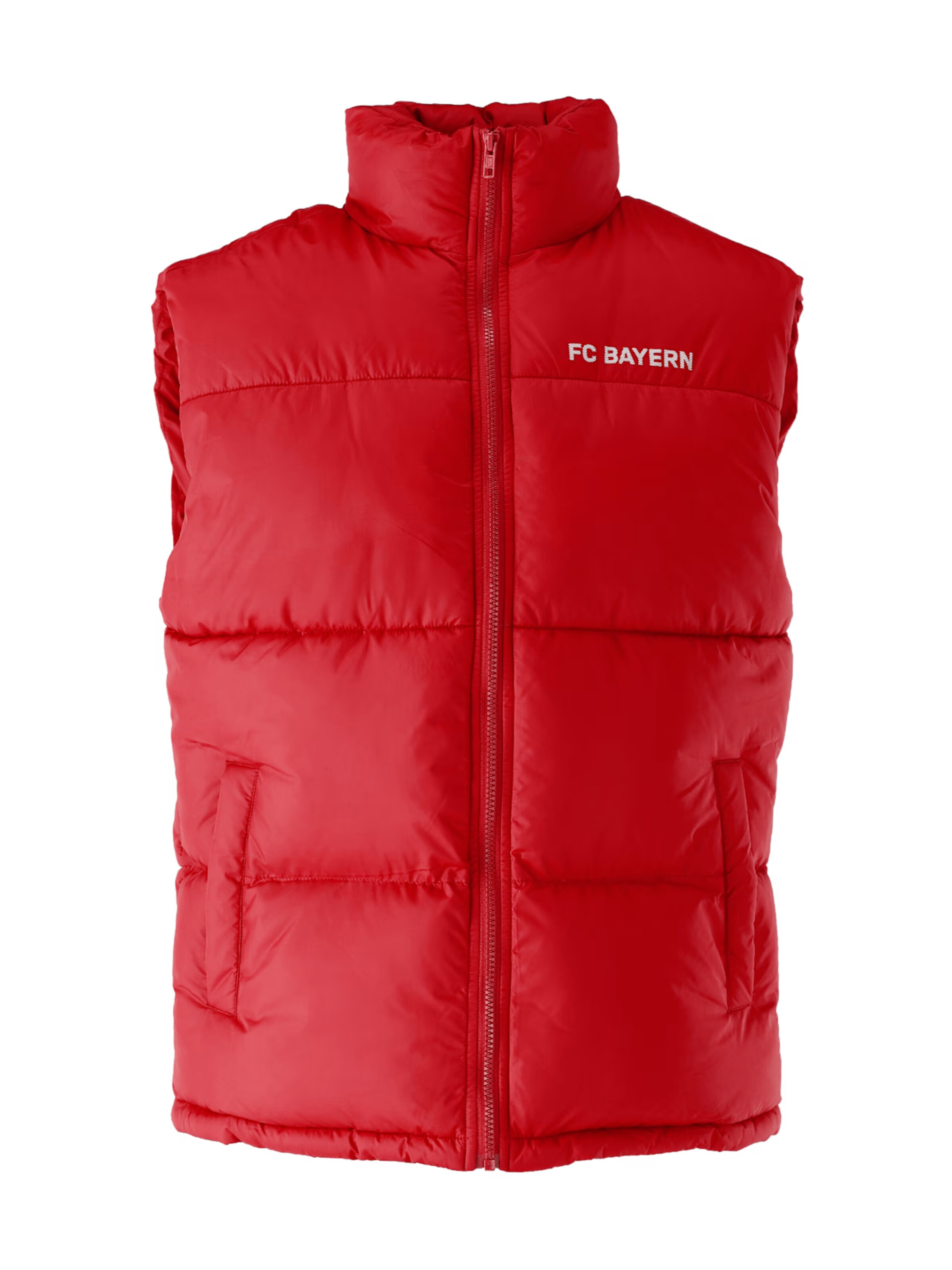 FC BAYERN MÜNCHEN Weste Puffer in rot, Produktansicht