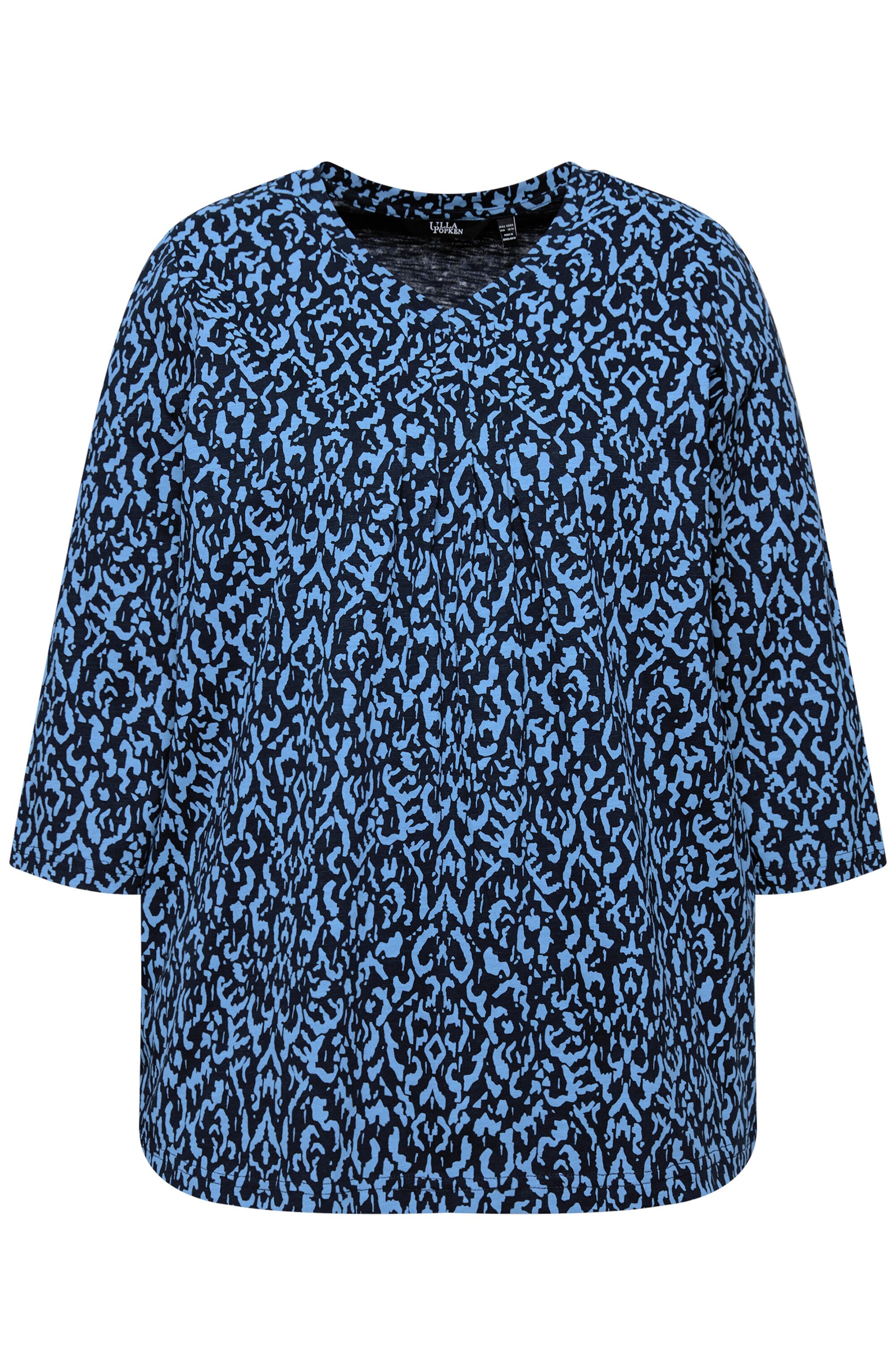 Ulla Popken Shirt in Blauw: voorkant