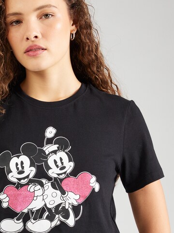 ONLY T-Shirt 'MICKEY' in Schwarz