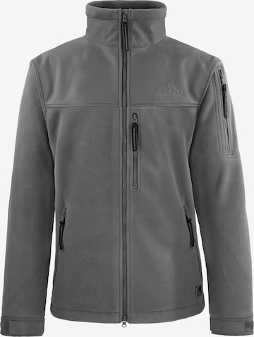 normani Athletic Fleece Jacket 'Roald' in Grey: front