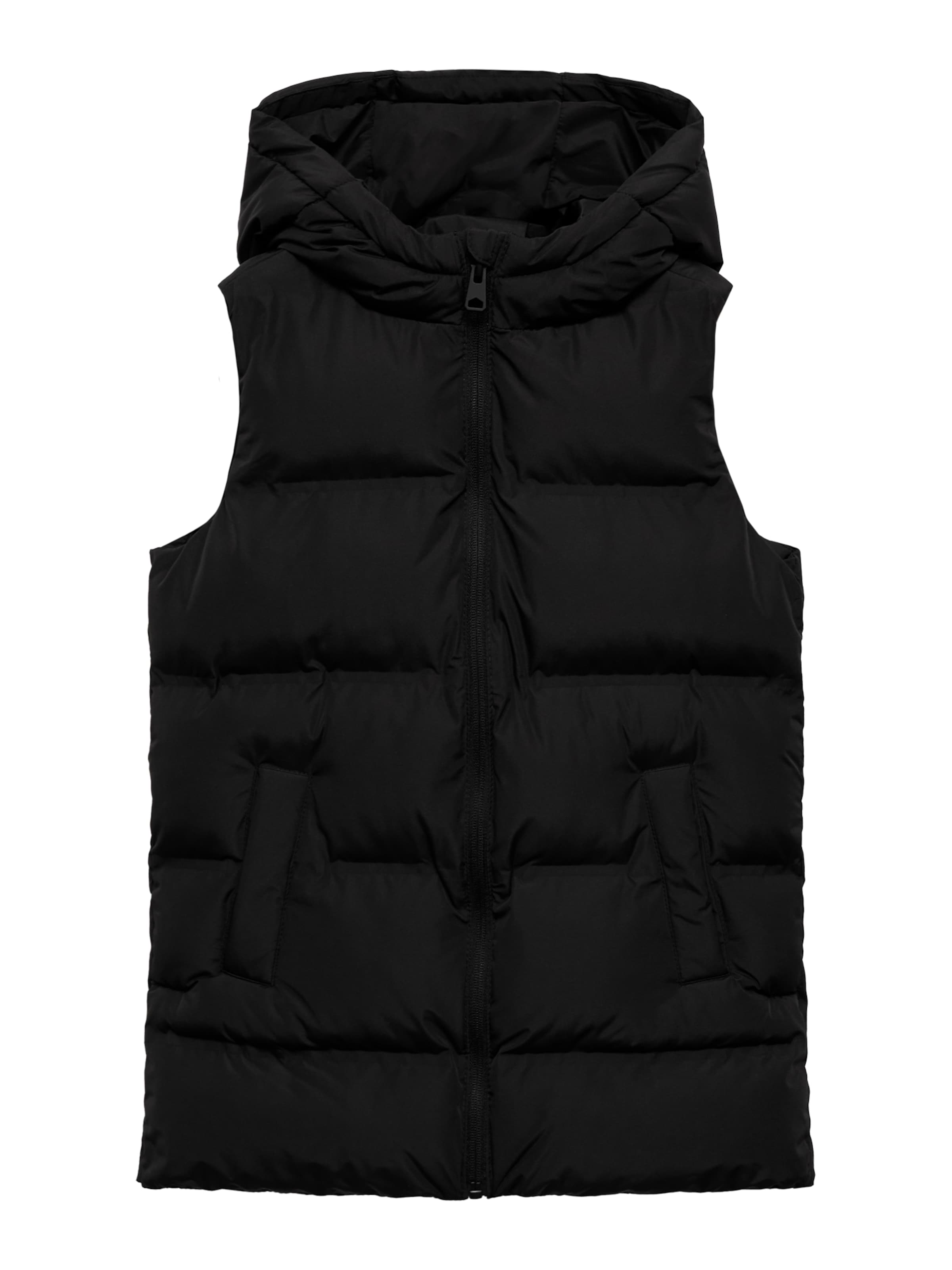 MANGO KIDS Väst 'Lina' i svart: framsida