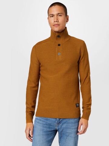 Petrol Industries Sweater in Brown: front