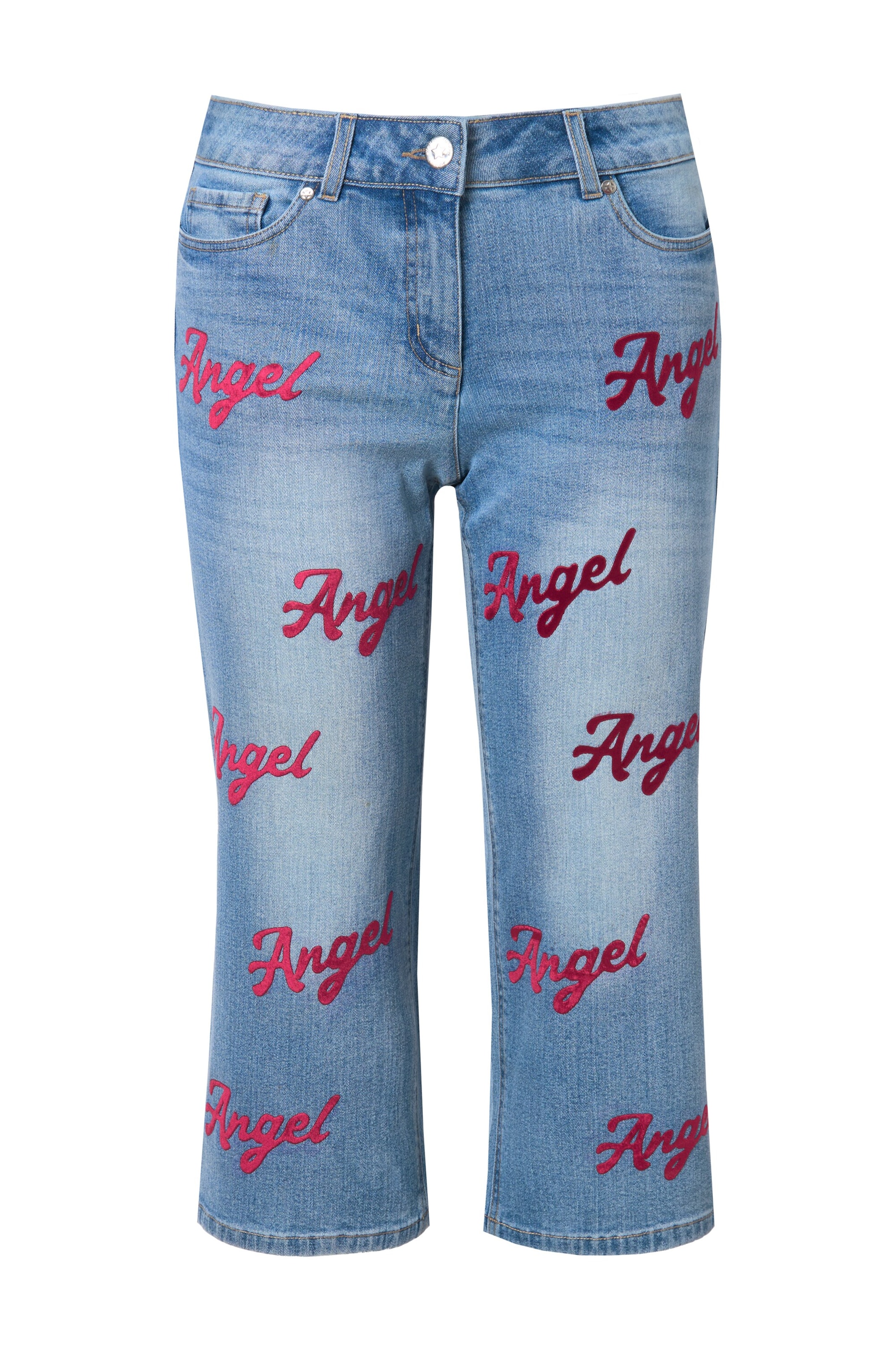Angel of Style Regular Jeans in Blauw: voorkant