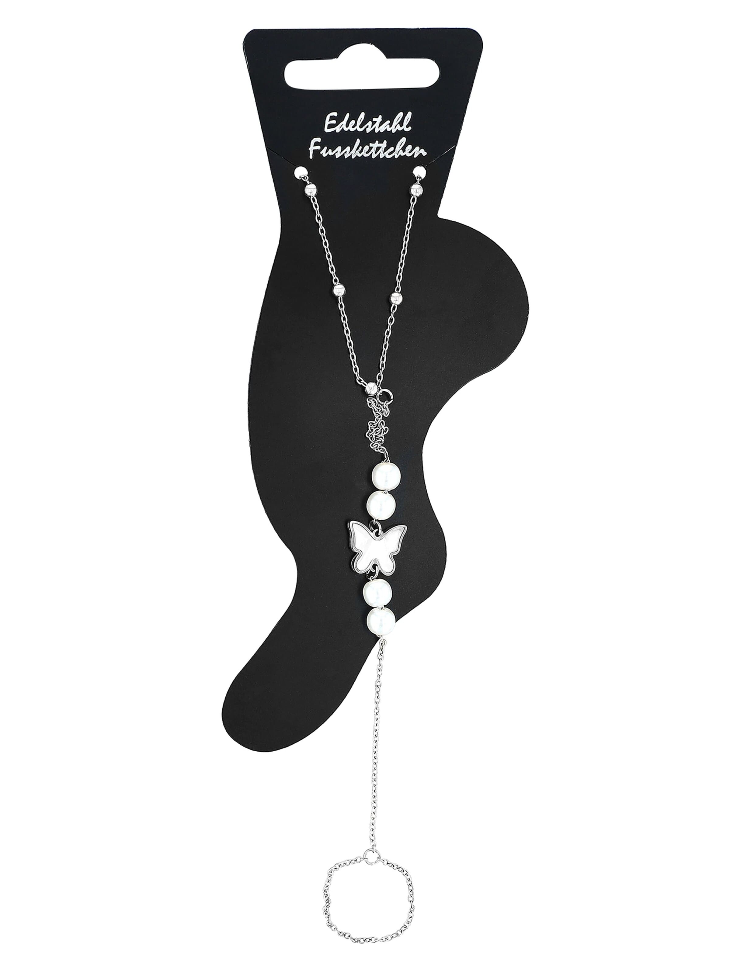Akzent Foot Jewelry 'Daisy, langlebig' in Silver: front