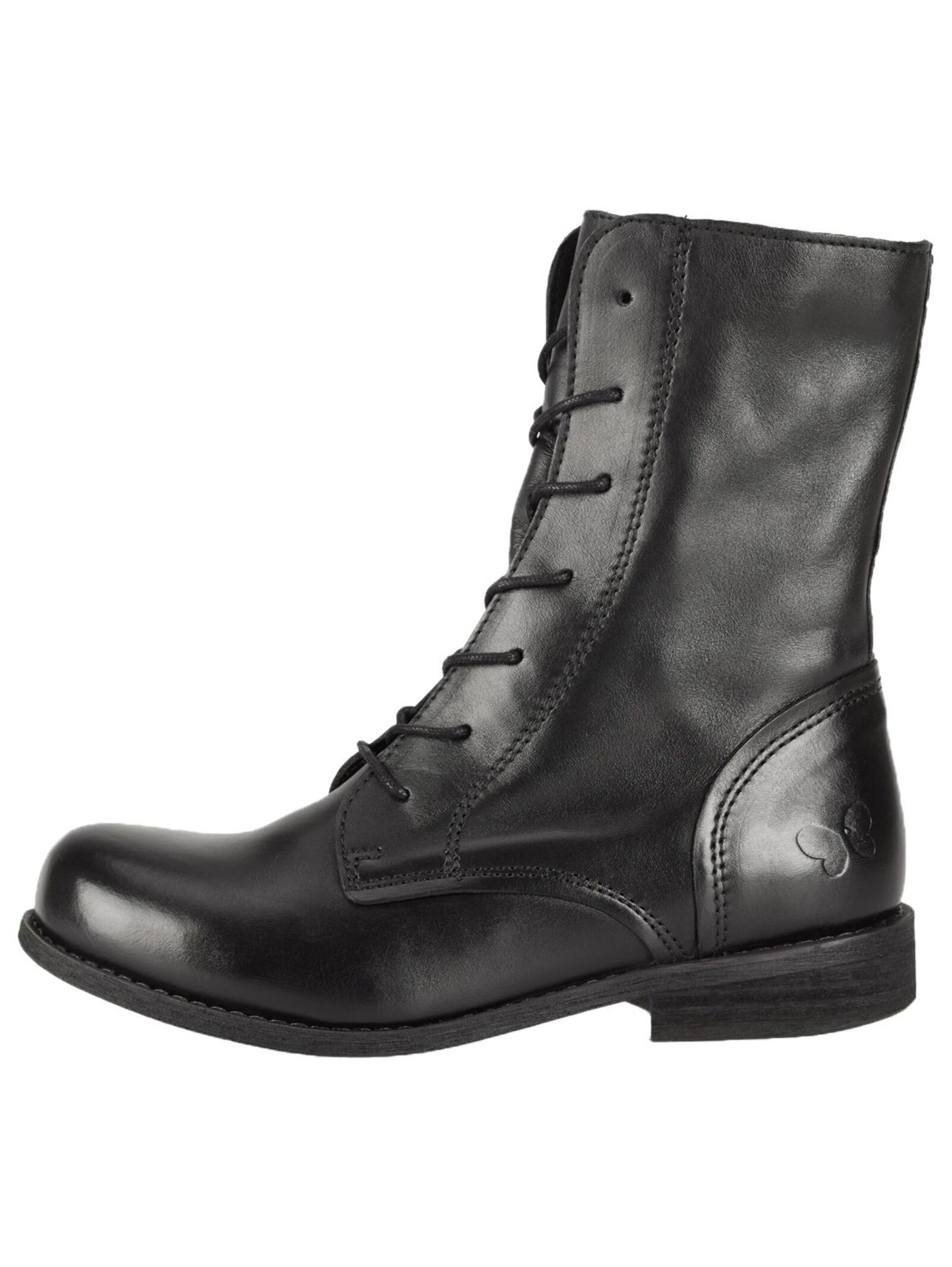 Felmini Wide Fit Schnürstiefelette in Schwarz