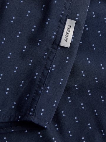 JJ Rebel Slim Fit Риза 'JREBPHILLY' в синьо