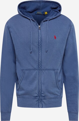 Polo Ralph Lauren Sweatvest in Blauw: voorkant