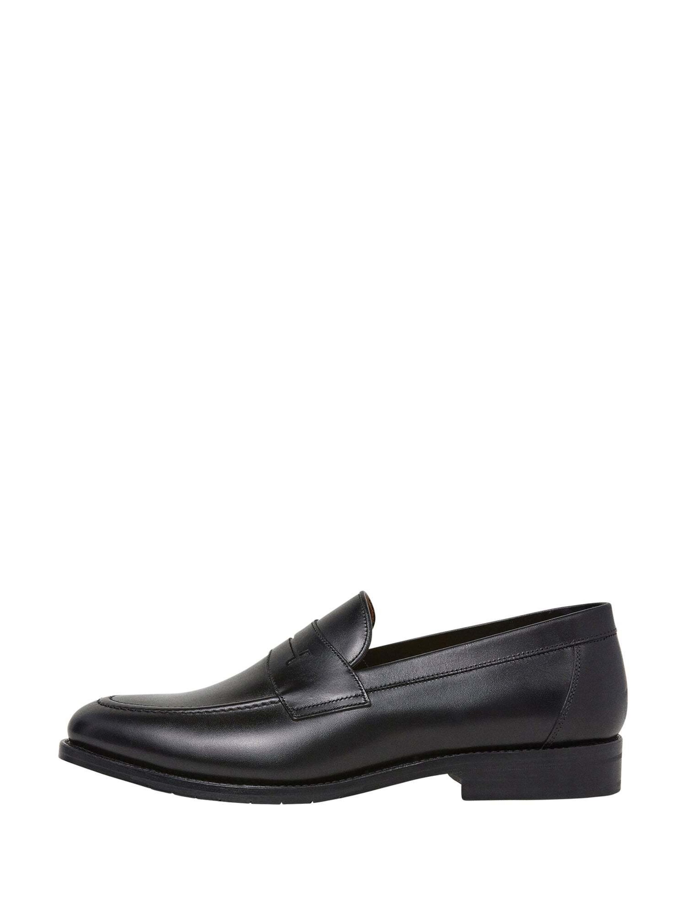 Hackett London Classic Flats 'Walter' in Black, Item view