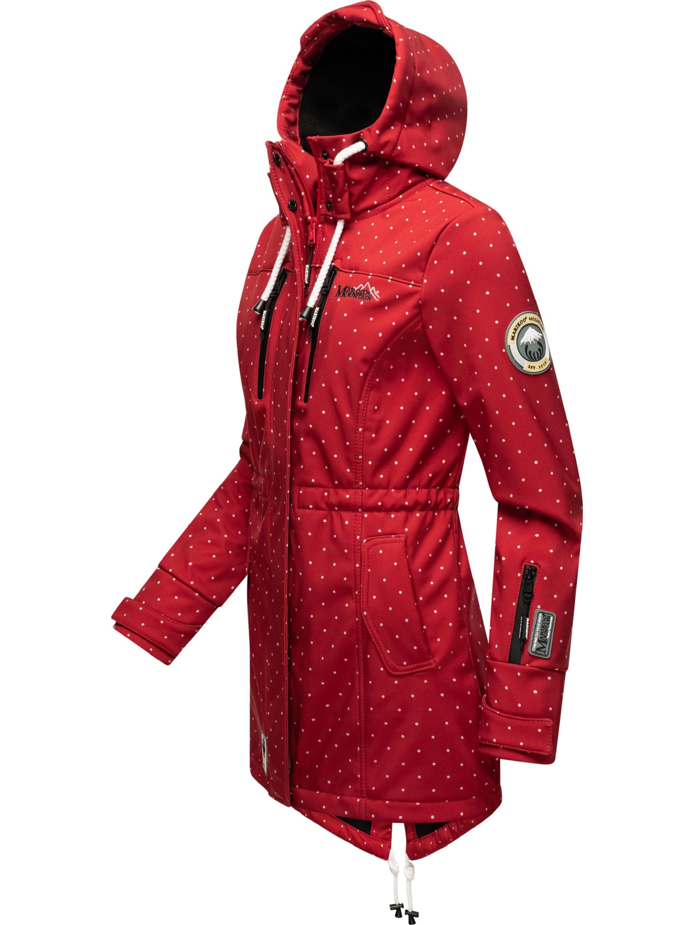 MARIKOO Functionele mantel 'Zimtzicke' in Rood