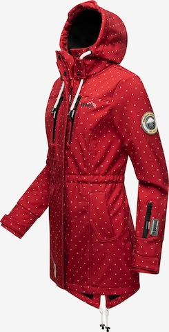 MARIKOO Raincoat 'Zimtzicke' in Red