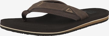 REEF Beach & Pool Shoes 'Cushion Dawn' in Brown: front