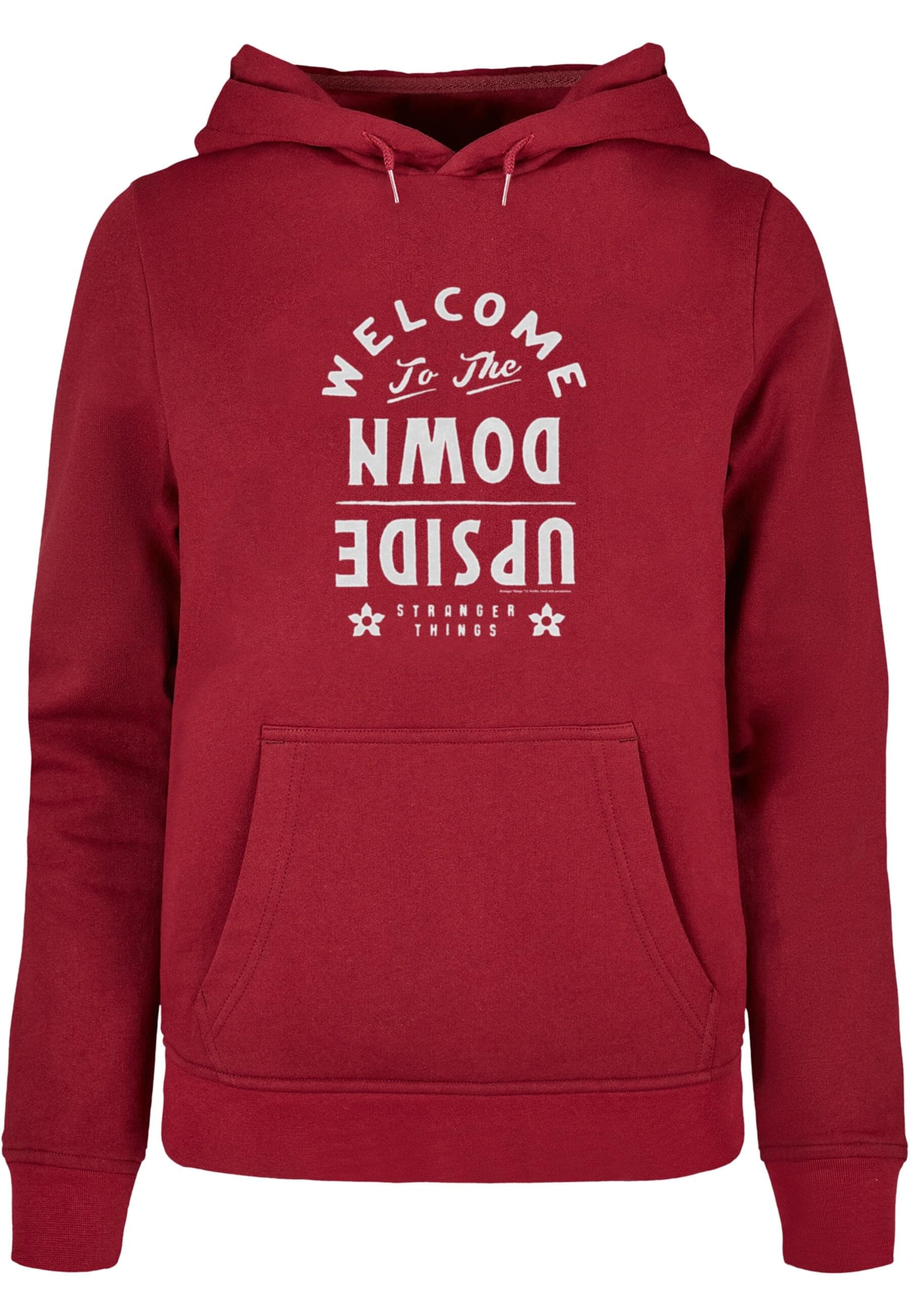 ABSOLUTE CULT Sweatshirt 'Stranger Things' in Red: front