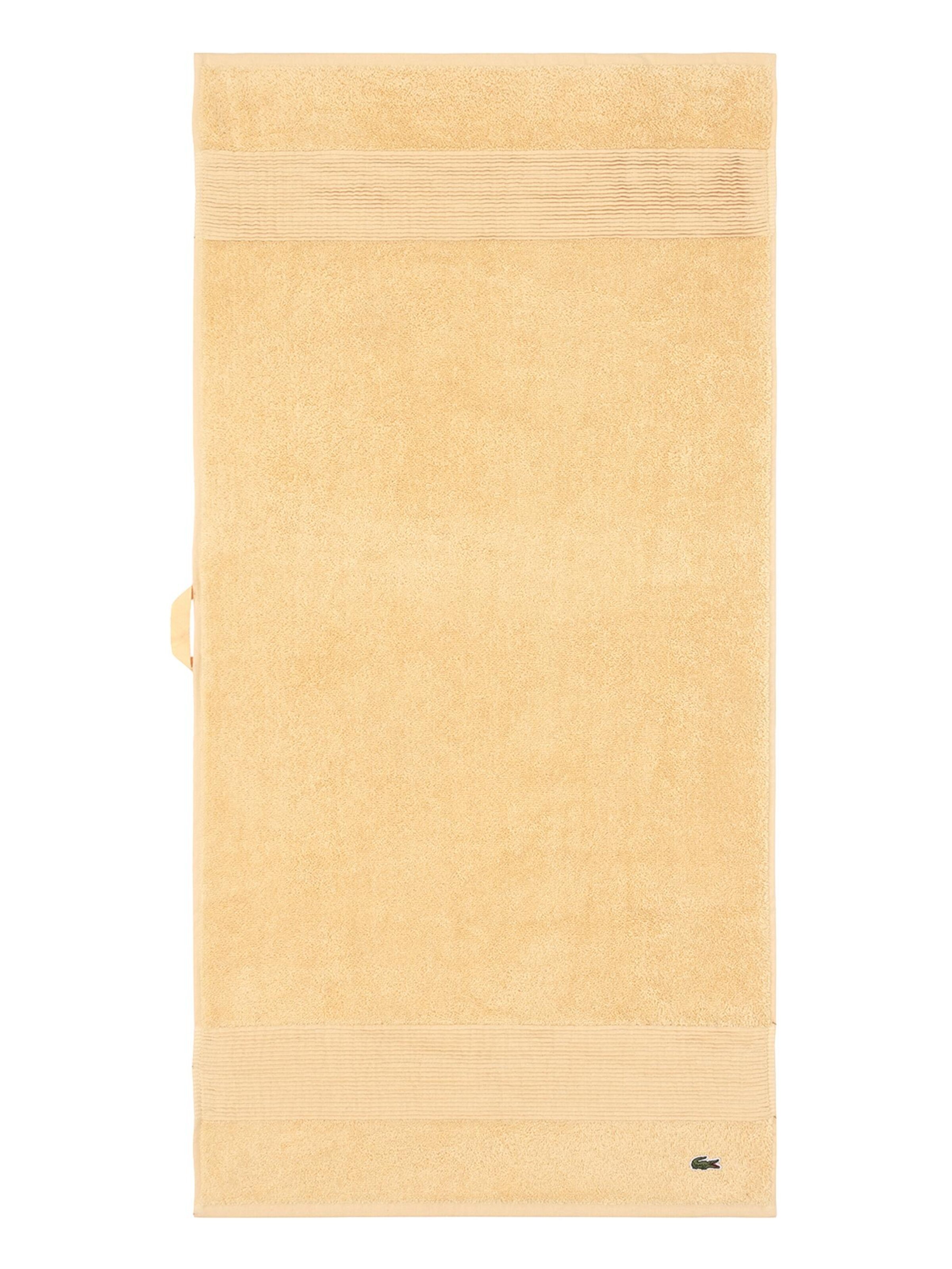 LACOSTE Handtuch 'LLECROCO'‌ in Beige