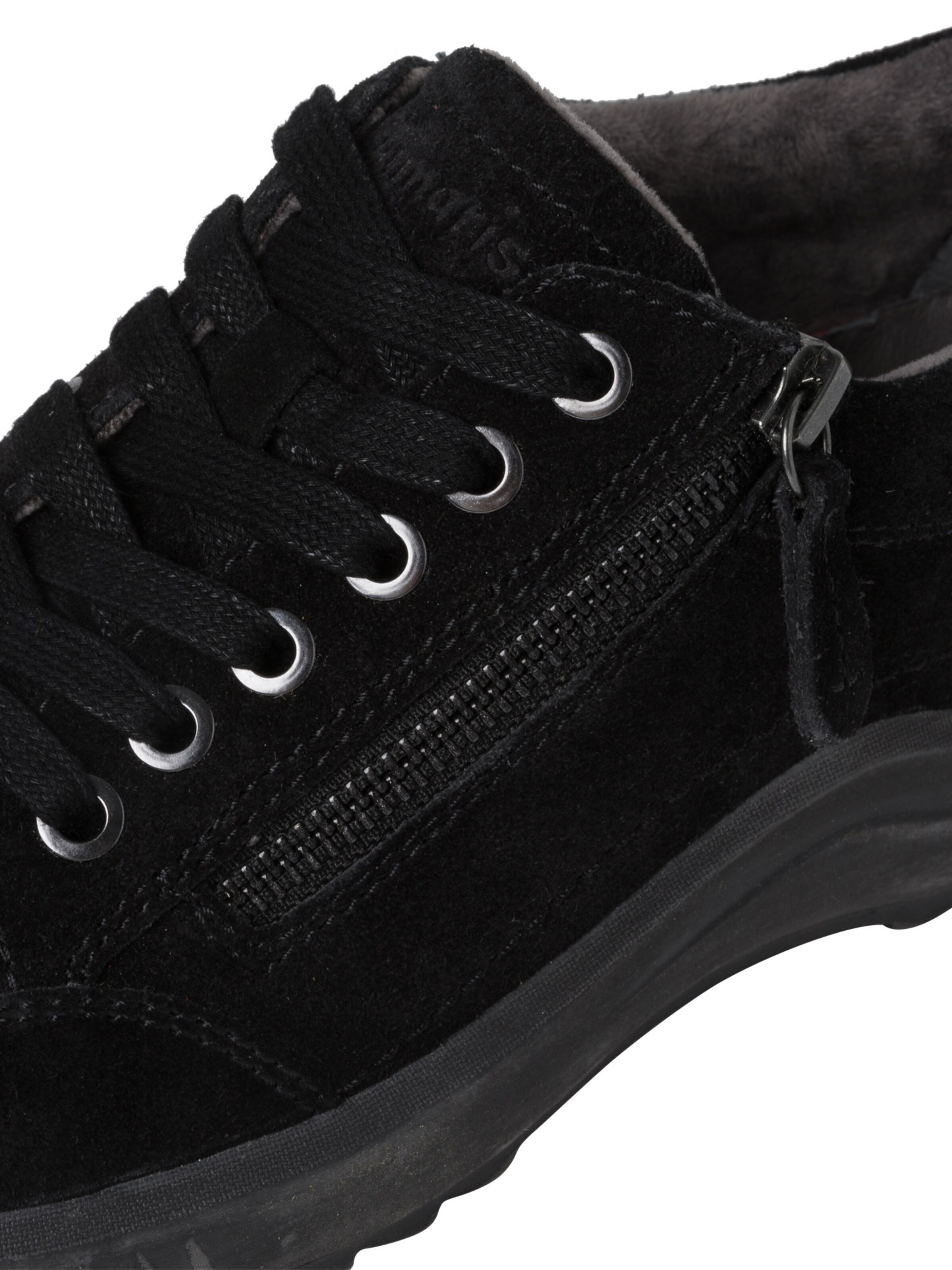 Tamaris Wide Fit Schnürschuh in Schwarz