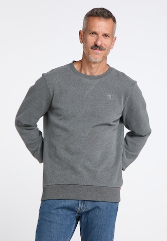 Schmuddelwedda Sweatshirt in Grijs: voorkant