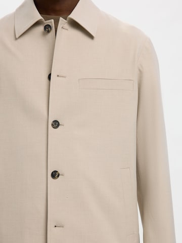 Veste mi-saison 'SLHRobert' SELECTED en beige
