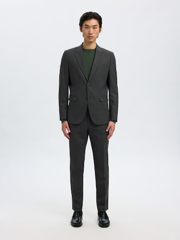 SELECTED Slim fit Business-colbert in Grijs