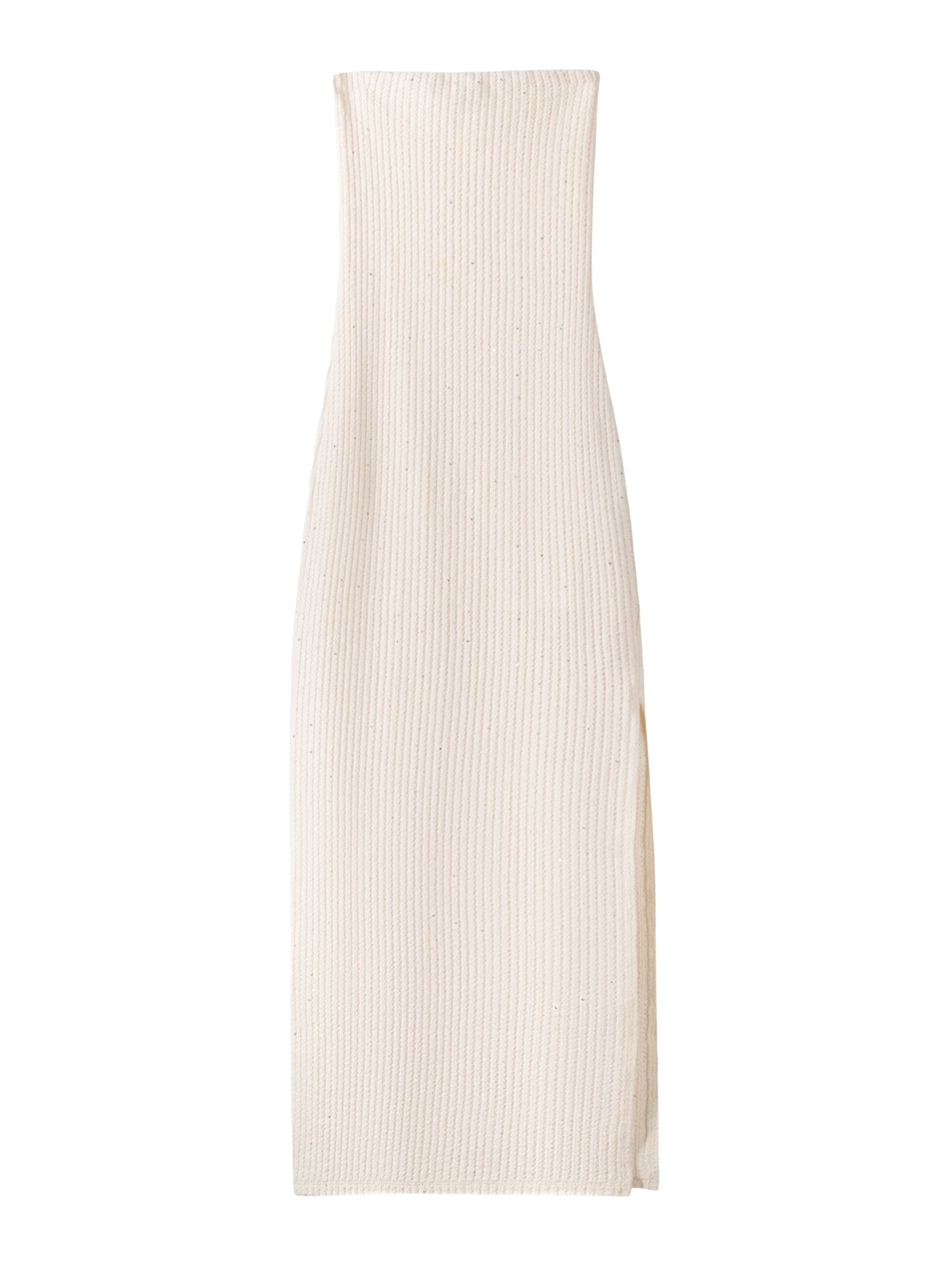 Bershka Knit dress in Yellow: front