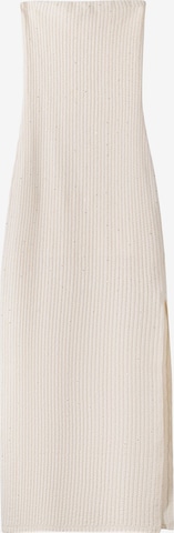 BershkaPletena haljina - žuta boja: prednji dio