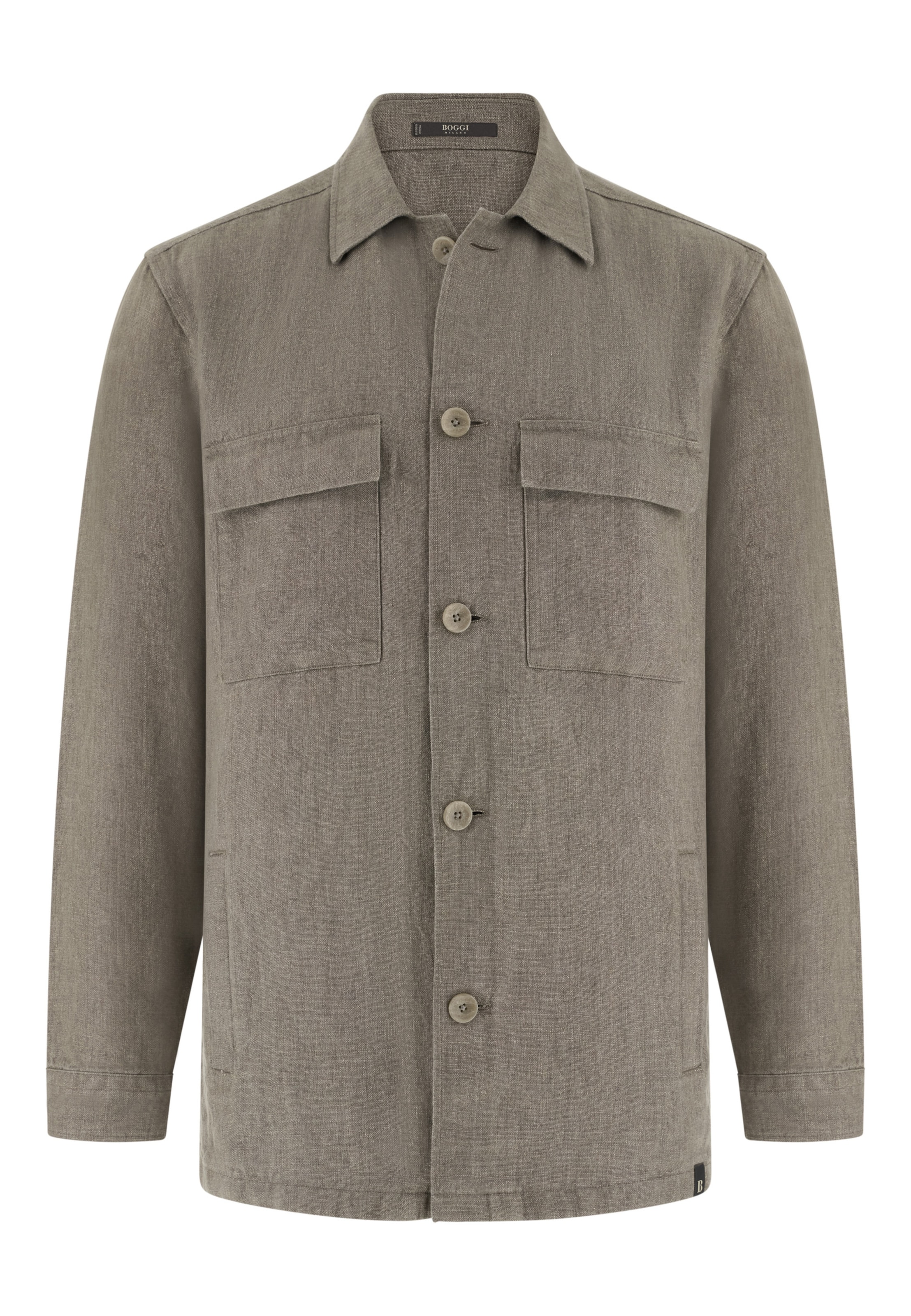 Boggi Milano Shirt in Groen: voorkant