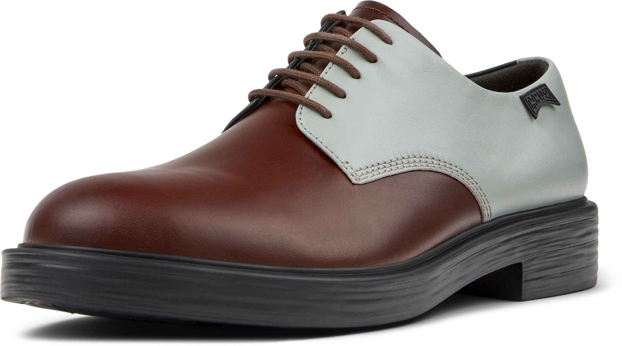 CAMPER Veterschoen 'Dean' in Bruin: voorkant