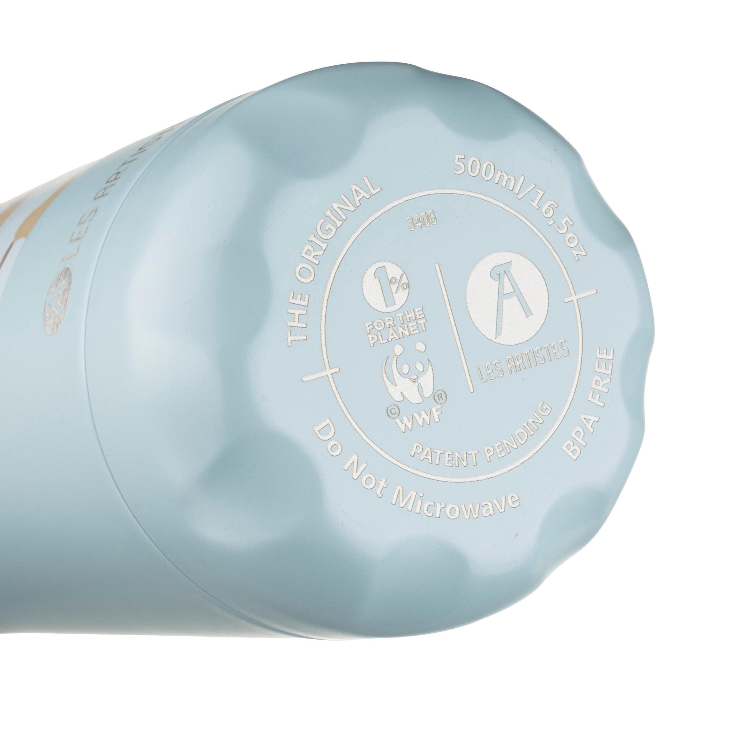 Les Artistes Drinking Bottle in Blue