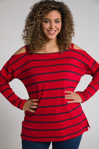 Ulla Popken Sweatshirt in Red: front