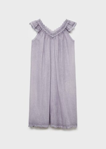 MANGO Nightgown 'Evelin' in Purple: front