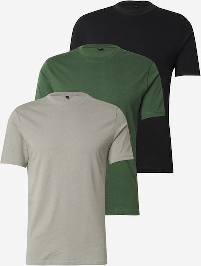 Marškinėliai iš Trendyol, spalva – pilka / žalia / juoda, Prekių apžvalga