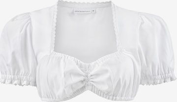 STOCKERPOINT Klederdracht blouse 'Tania' in Wit: voorkant