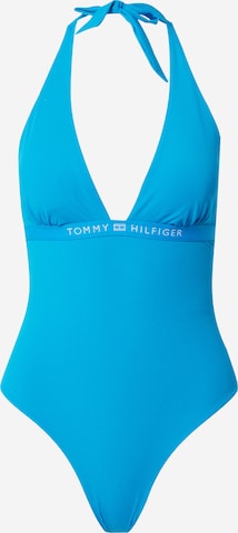 Tommy Hilfiger Underwear Bustier Badpak in Blauw: voorkant