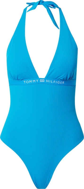 Tommy Hilfiger Underwear Bustier Badeanzug in Blau