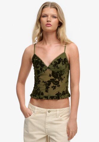 Haut Superdry & Co en vert : devant