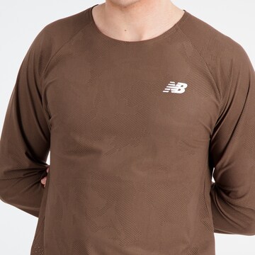 new balance Functioneel shirt 'Q Speed' in Bruin