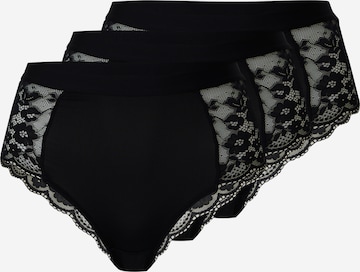 Lindex Panty in Black: front