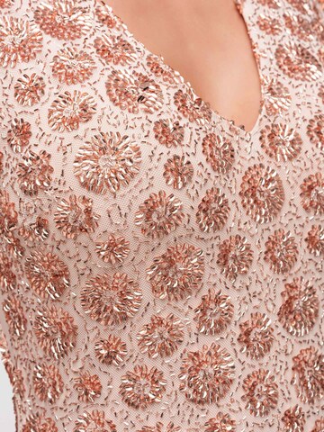 Ombre Evening dress in Beige
