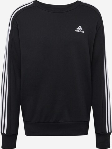 ADIDAS SPORTSWEAR Sportsweatshirt 'Essentials' in Schwarz: predná strana