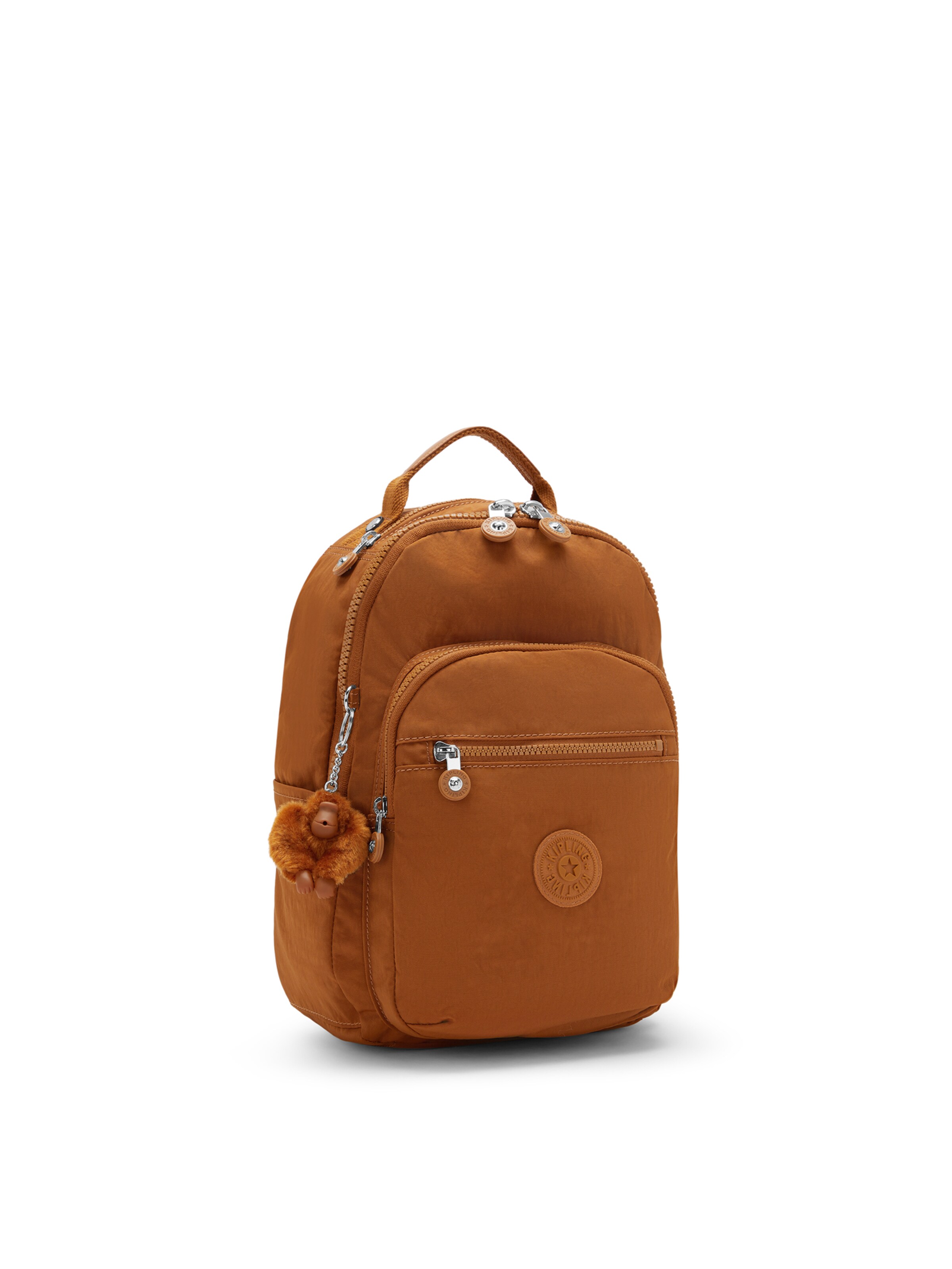 KIPLING - Mochila 'Seoul S' em castanho