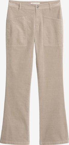 évasé Pantalon 'Kiruna' Marc O'Polo en gris : devant