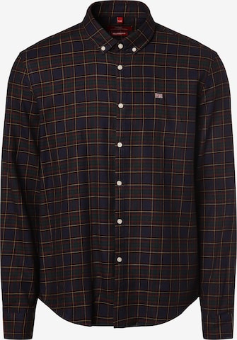 Finshley & Harding London Comfort fit Overhemd in Blauw: voorkant
