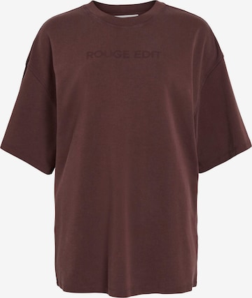 Maglietta di ROUGE EDIT in marrone: frontale