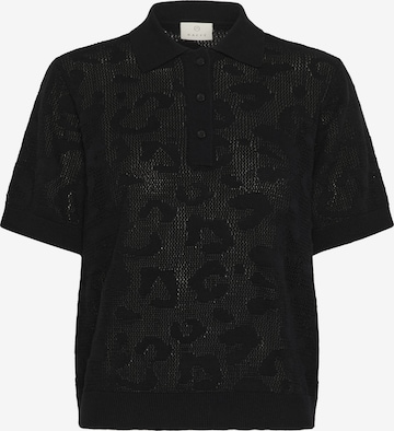 Kaffe Kampsun 'Bela', värv must: eest vaates